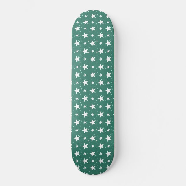 Weihnachtsmuster 121 skateboard (Vorderseite)
