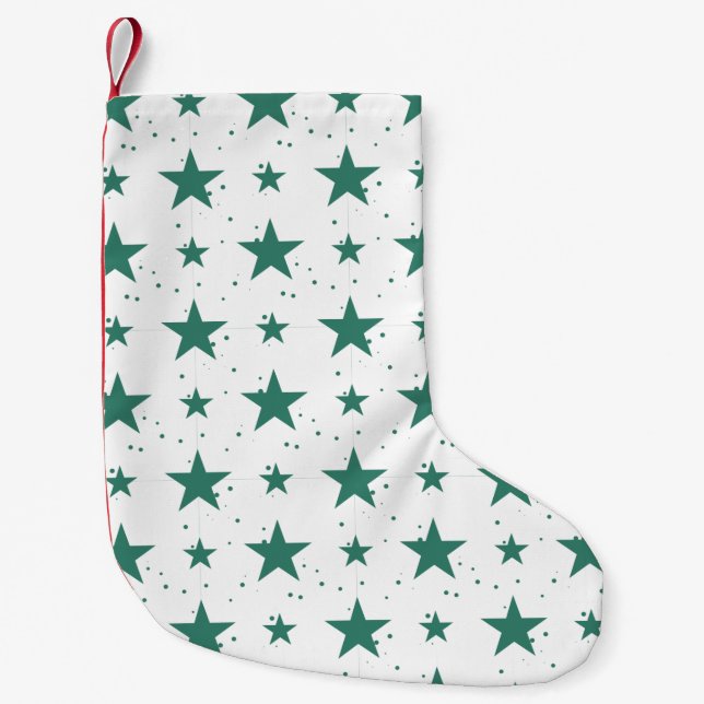 Weihnachtsmuster 123 kleiner weihnachtsstrumpf (Vorderseite)