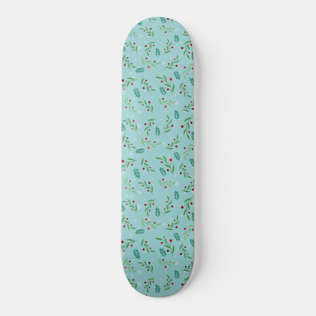 Weihnachtsmuster 126 skateboard (Vorderseite)
