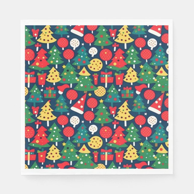 Weihnachtsmuster 1 - Paper Napkin Serviette (Vorderseite)