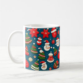 Weihnachtsmuster 4 - Tasse des Kaffees