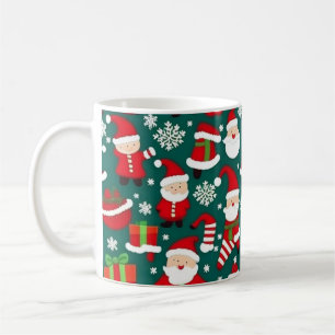Weihnachtsmuster 6 - Tasse des Kaffees