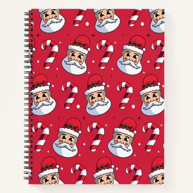 Weihnachtsmuster 89 notizbuch (Vorderseite)