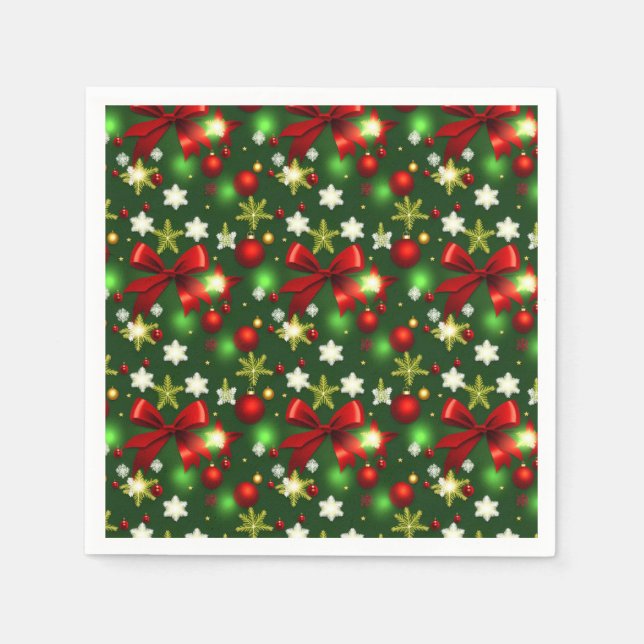 Weihnachtsmuster 8 - Paper Napkin Serviette (Vorderseite)
