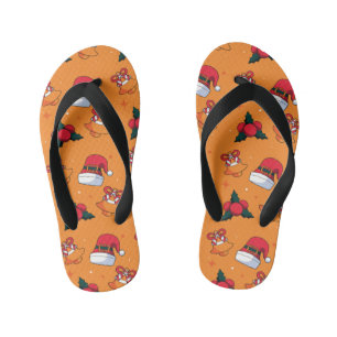 Weihnachtsmuster 90 kinderbadesandalen