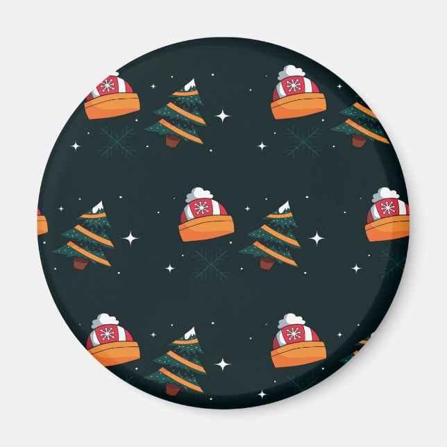 Weihnachtsmuster 91 magnet (Vorne)