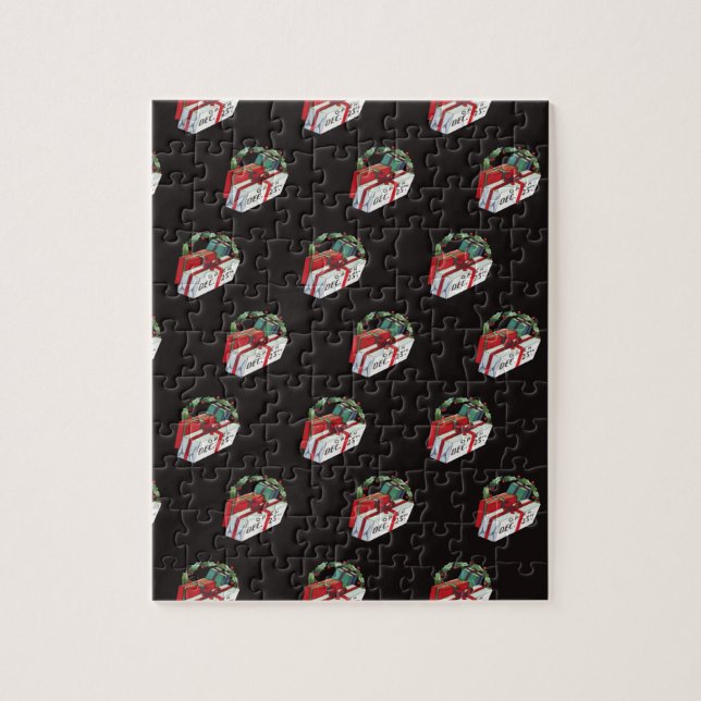 Weihnachtsmuster aus dem 19. Jahrhundert mit versc (Vertikal)