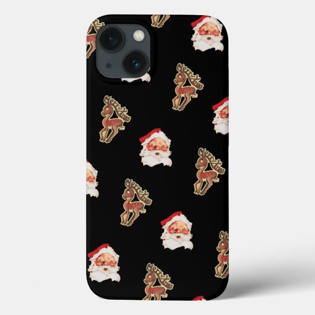 Weihnachtsmuster aus dem Weihnachtsalter Case-Mate iPhone Hülle (Rückseite)