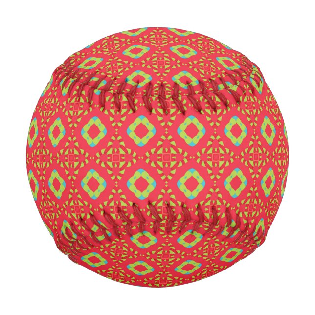 Weihnachtsmuster Charm 01 -  Baseball (Vorderseite)