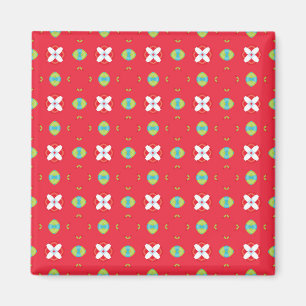 Weihnachtsmuster Charm 02 -  Magnet