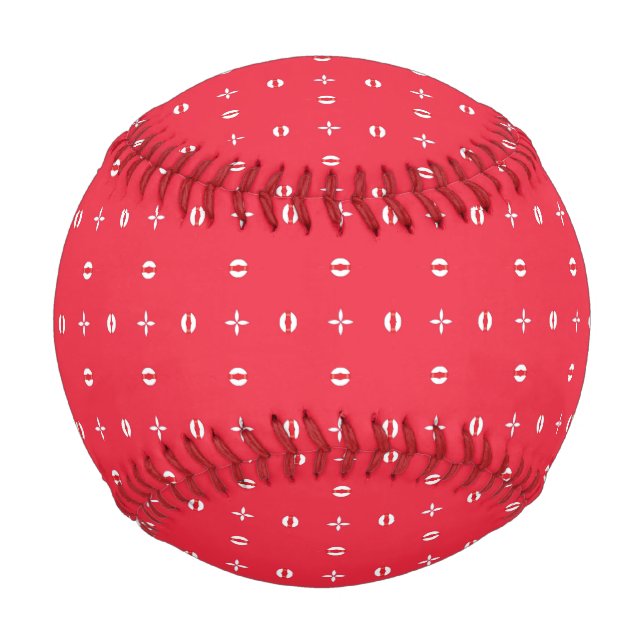 Weihnachtsmuster Charm 09 -  Baseball (Vorderseite)