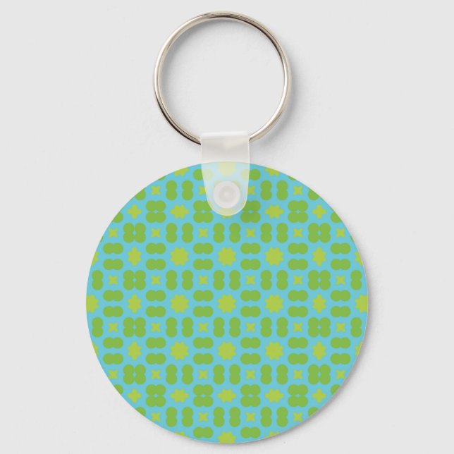 Weihnachtsmuster Charm -  Schlüsselanhänger (Vorderseite)