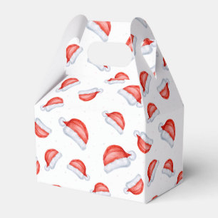 Weihnachtsmuster der Weihnachtsmannmütze Geschenkschachtel