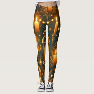 Weihnachtsmuster Feiertag Leggings