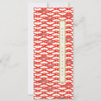 Weihnachtsmuster Feiertagskarte