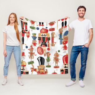 Weihnachtsmuster Fleecedecke