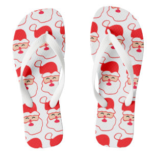 Weihnachtsmuster Flip Flops