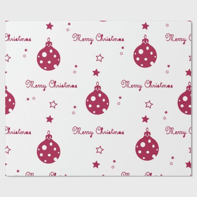 Weihnachtsmuster  geschenkpapier (Flach)