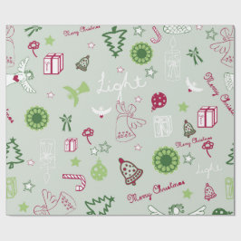 Weihnachtsmuster geschenkpapier