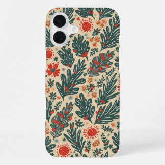 Weihnachtsmuster iPhone 16 Fall Plus Hülle