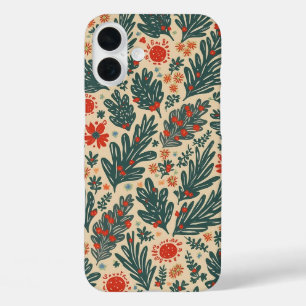 Weihnachtsmuster iPhone 16 Fall Plus Hülle