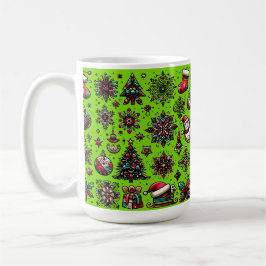 Weihnachtsmuster Kaffeetasse