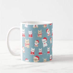 Weihnachtsmuster Kaffeetasse