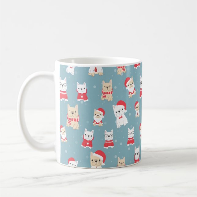 Weihnachtsmuster Kaffeetasse (Links)