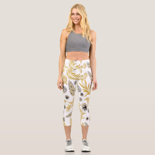 Weihnachtsmuster, Kiefernschnee 5 Capri Leggings