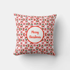Weihnachtsmuster Kissen