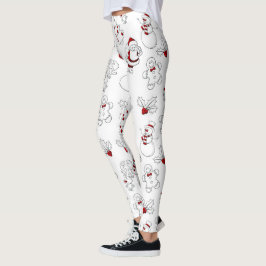 Weihnachtsmuster Leggings