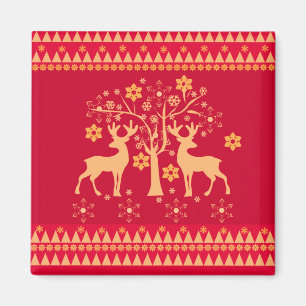 Weihnachtsmuster Magnet