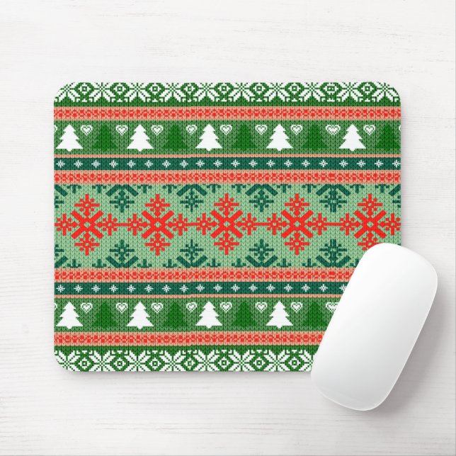 Weihnachtsmuster Mousepad (Mit Mouse)