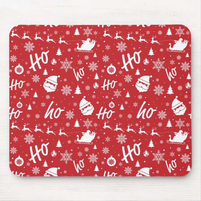 Weihnachtsmuster Mousepad (Vorne)