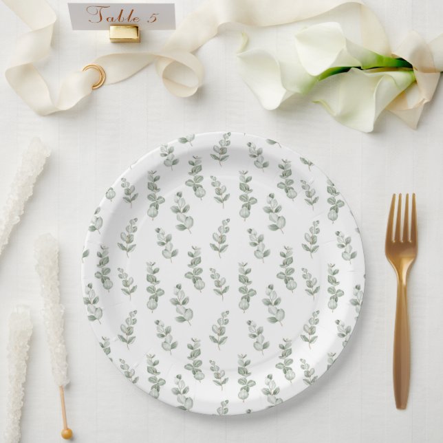 Weihnachtsmuster Pappteller (Hochzeit)