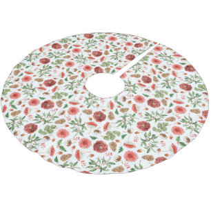 Weihnachtsmuster Polyester Weihnachtsbaumdecke