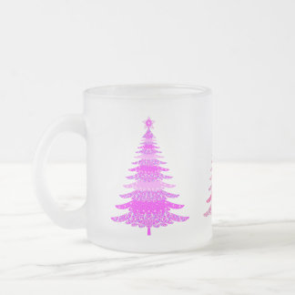 Weihnachtsmuster Rosa Baum Design Mattglastasse