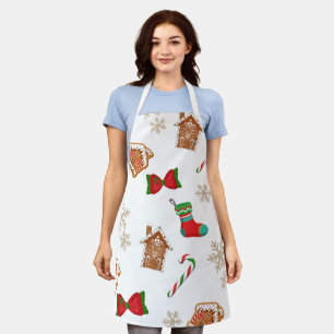 Weihnachtsmuster Schürze