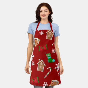 Weihnachtsmuster Schürze
