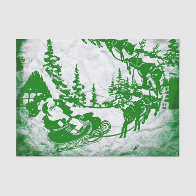 Weihnachtsmuster Seidenpapier (Vorderseite)