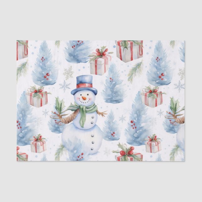 Weihnachtsmuster Seidenpapier (Vorderseite)