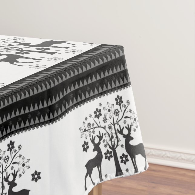 Weihnachtsmuster Tischdecke (Beispiel)