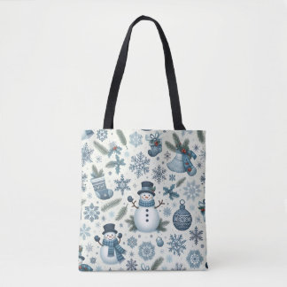 Weihnachtsmuster-Tote-Tasche Tasche