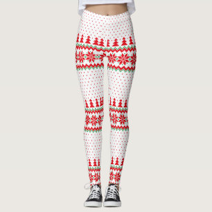 Weihnachtsmuster Weihnachten Leggings, WeihnachtsO Leggings