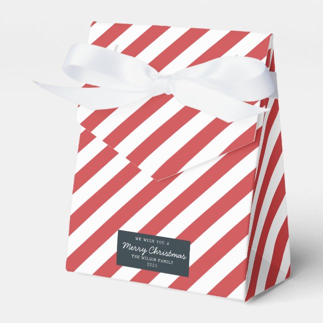 Weihnachtsmuster Weihnachten Weihnachtsgeschenk Ro Geschenkschachtel (Vorderseite)