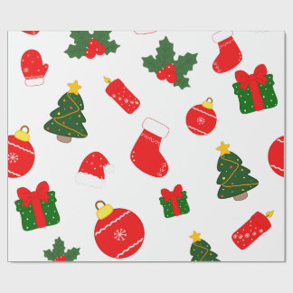 Weihnachtsmuster zum Aufbewahren Geschenkpapier