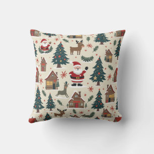 Weihnachtsmusterkissen Kissen
