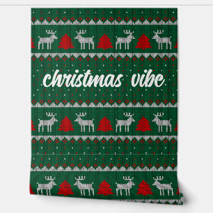 Weihnachtsmustertapete Tapete
