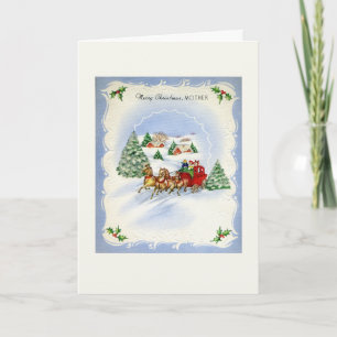 Weihnachtsmutter Feiertagskarte