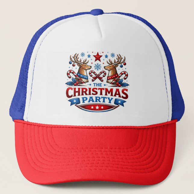 Weihnachtsmütze Truckerkappe (Vorderseite)